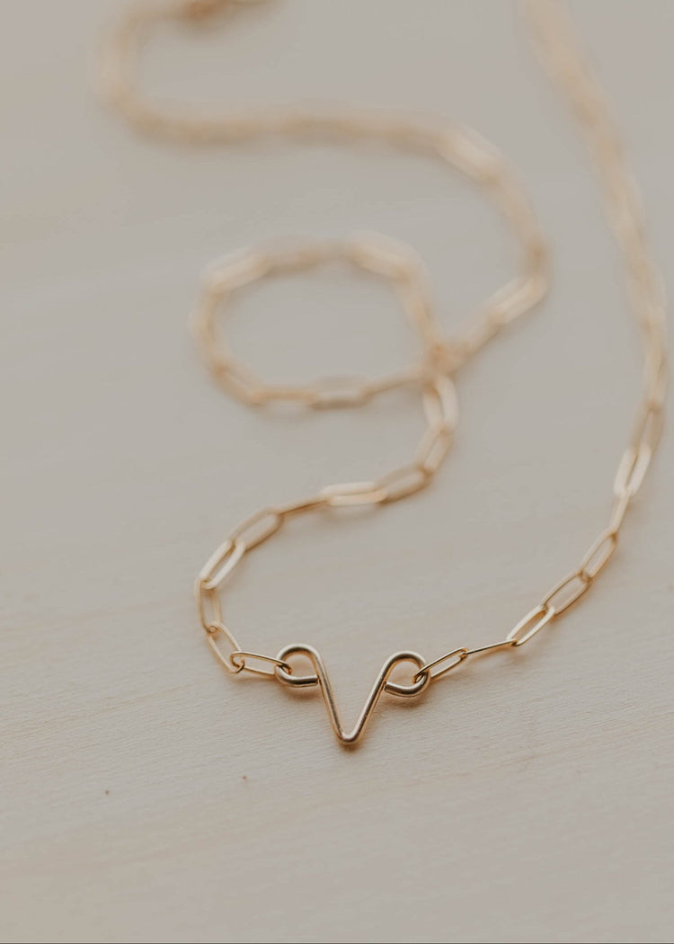 hello adorn lady like necklace uterus necklace