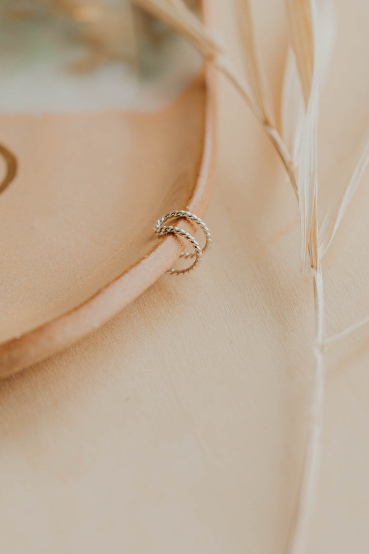 Twisted Double Up Ear Cuff