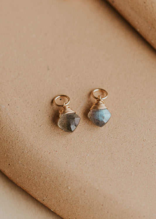 labradorite stone charms