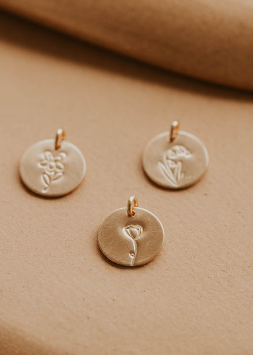 Birth Flower In Bloom Charm