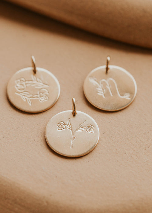 Zodiac In Bloom Charm