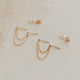 Demi Double Swing Studs