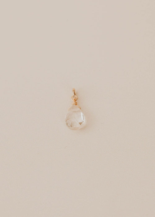 Evie Crystal Quartz Charm