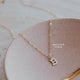 Birdie Initial Necklace