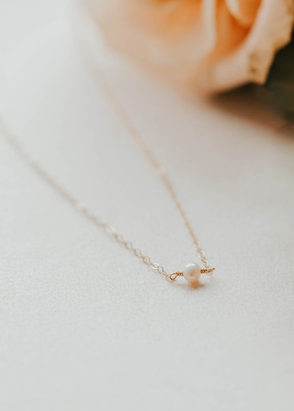 Tiny Freshwater Pearl Necklace