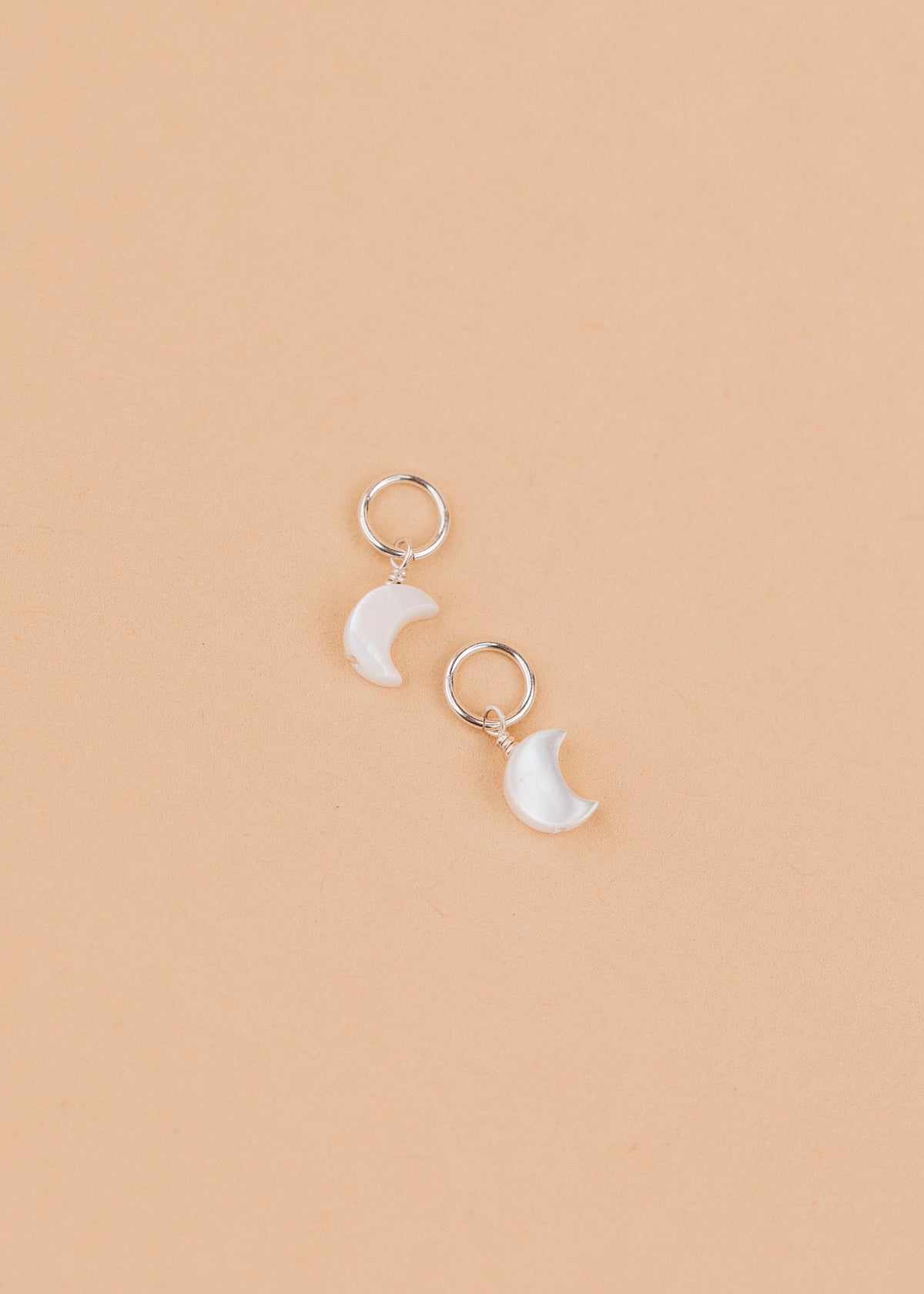 Moon Mother of Pearl Charms