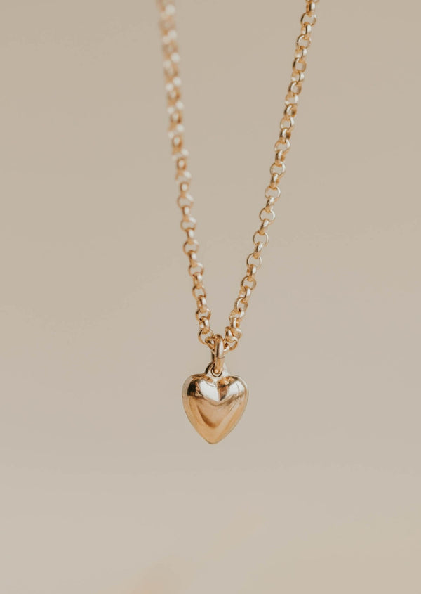 Puff Heart Necklace