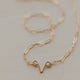 hello adorn lady like necklace uterus necklace