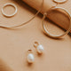 pearl charm for hoops