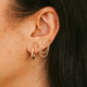 Demi Double Swing Studs