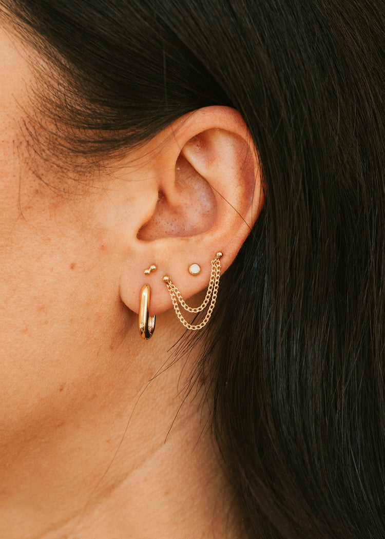 Demi Double Swing Studs