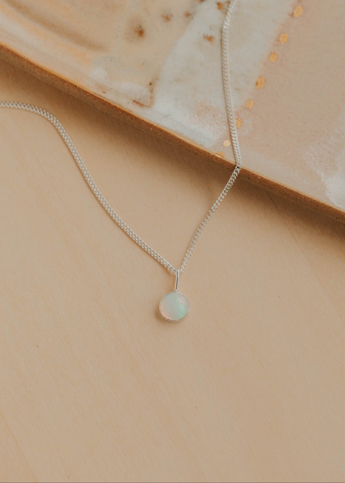 Moonbeam Pendant Necklace