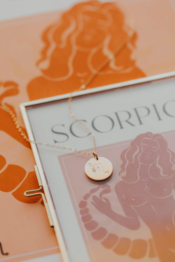 Scorpio In Bloom Necklace