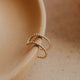 Twisted Double Up Ear Cuff
