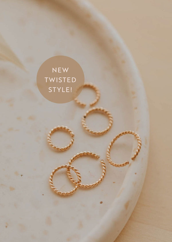 Twisted Tiny Hoops