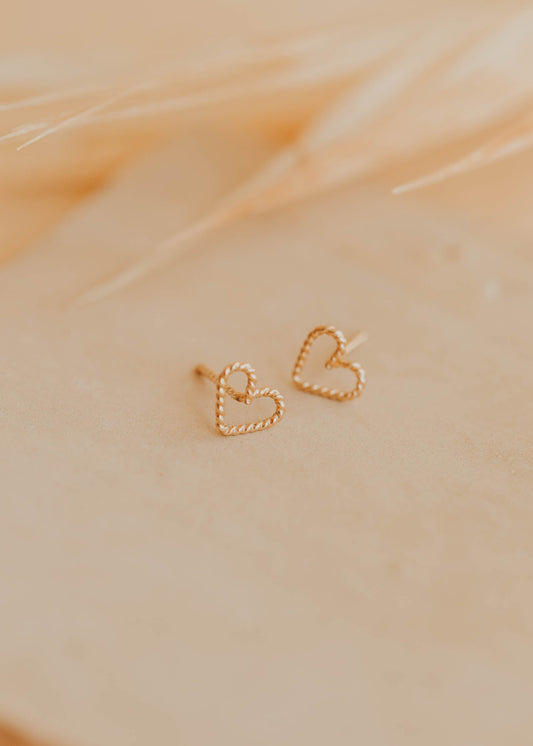 Twisted Open Heart Posts