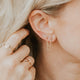 Demi Double Swing Studs