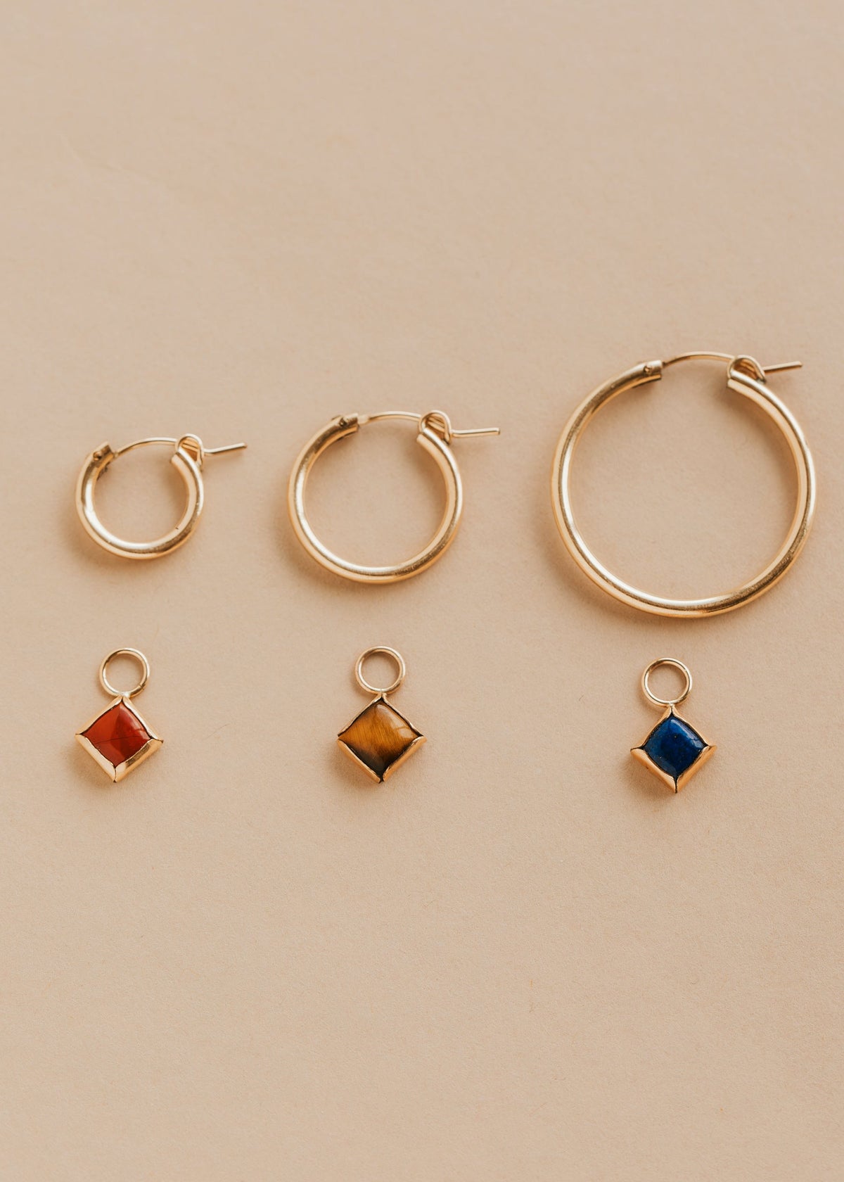 Billie Charms + Bold Hoops