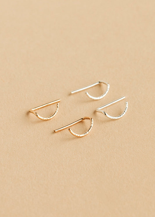 Tiny Curve Ear Climbers