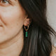 gemma moss african jade hoop charms on model