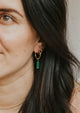 gemma moss african jade hoop charms on model