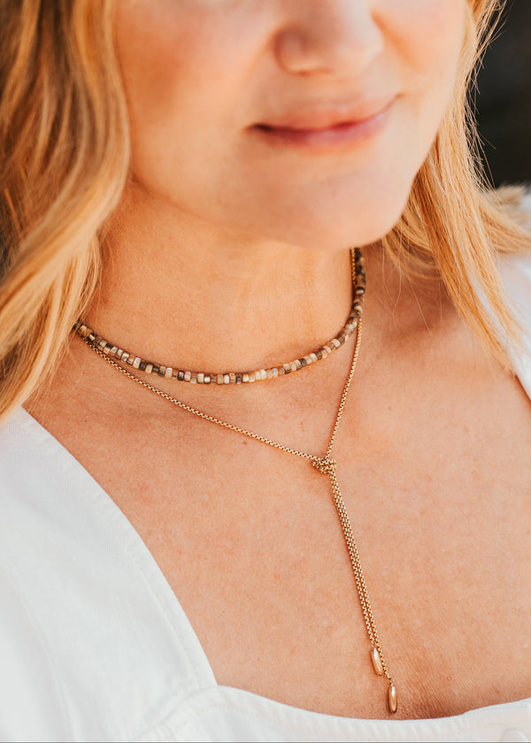 Sand Beaded Necklace