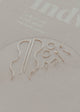 Gold earring hooks on a light gray background with 'indy' branding.