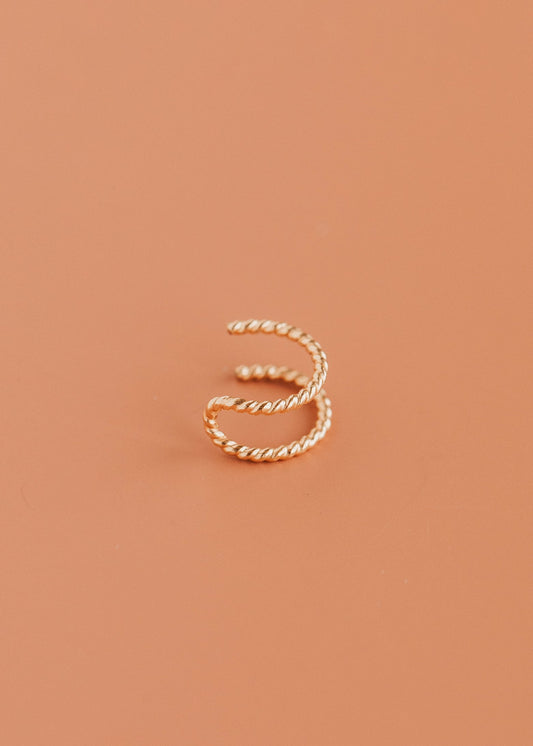 Twisted Double Up Nose Cuff