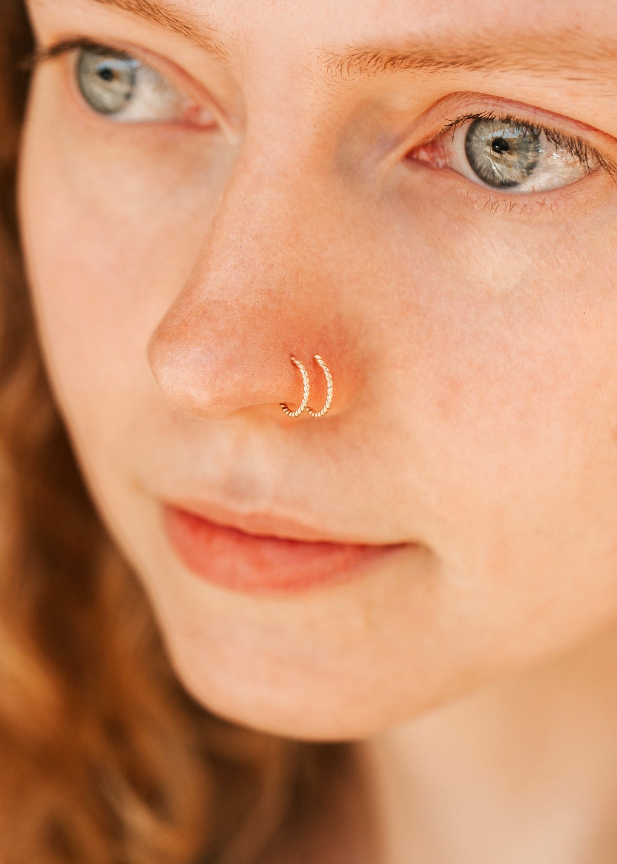 Twisted Tiny Twist Nose Ring