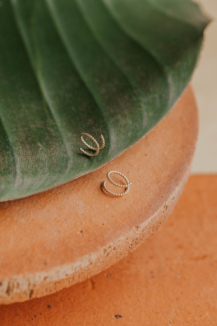 Tiny Twist Earrings