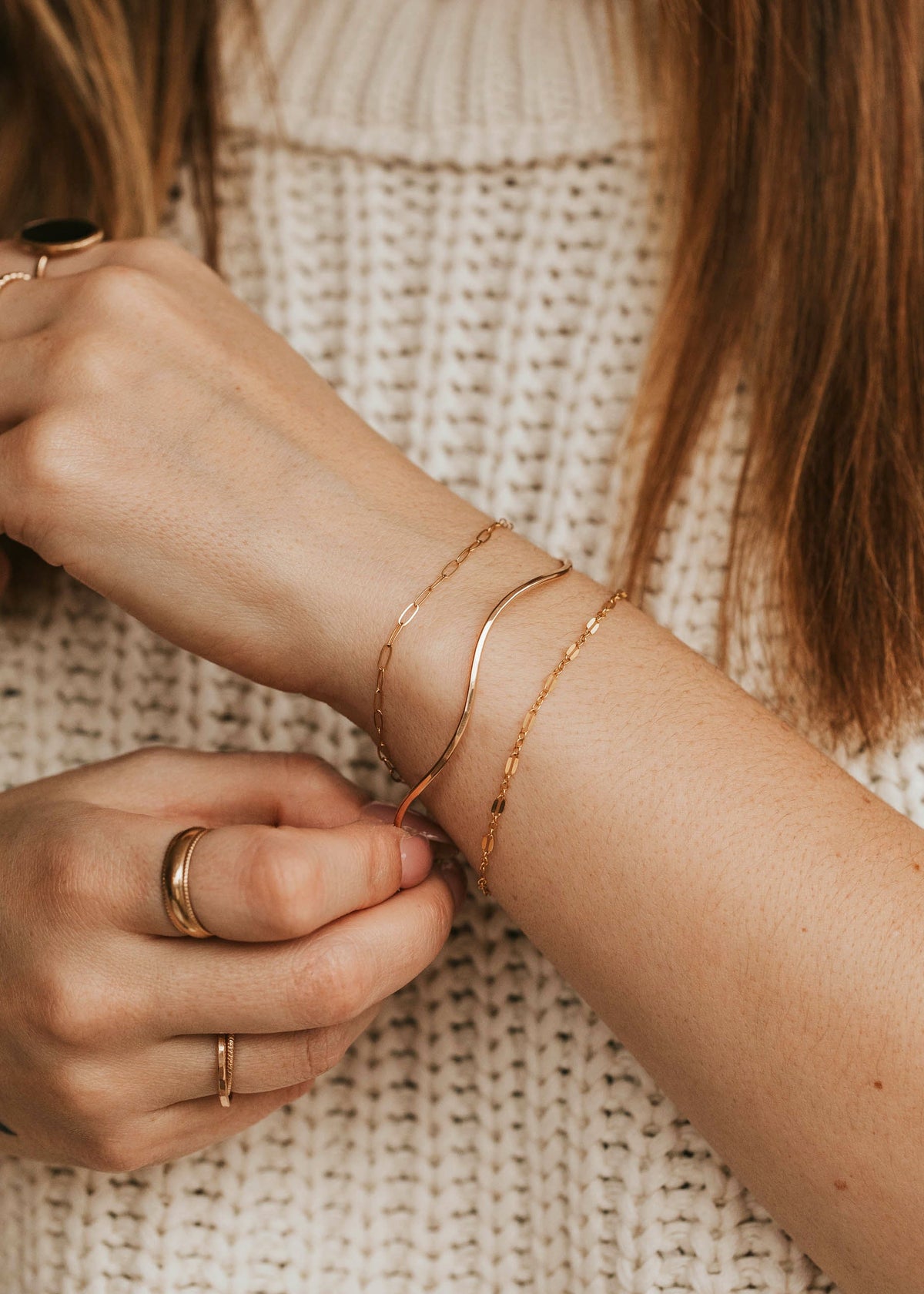 Wave Bracelet Trio
