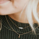 Birdie Initial Necklace