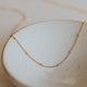 Delicate 14kt Gold Fill Curb chain with small beads great for layering necklaces in Satellite chain style by Hello Adorn.