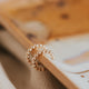 Huggie textured hoop earrings great for everyday hoop earrings or add to your earring stack.