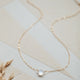 Moonstone Cushion Necklace