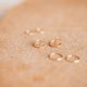 Tiny Twist Earring – 4mm + 10mm